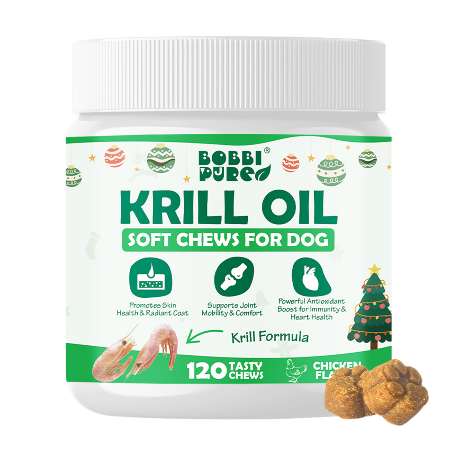 Private label soft chew supplements — Krill Oil for OEM pet health brands (2)